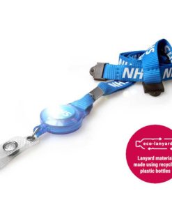 thumbnail image 2 of NHS Rainbow Lanyard Set – Yo-Yo Badge Reel + Double Sided ID Card Holder, UK Made, Metal Reel 2 of 6